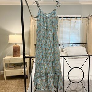 Emerson Fry tie shoulder maxi midi xs